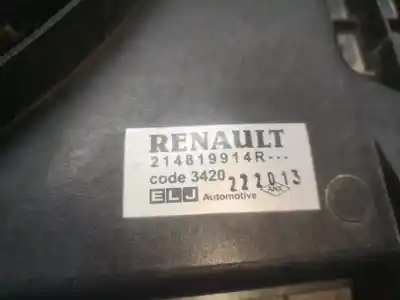 Автозапчастина б/у електро вентилятор для dacia duster laureate 4x2 посилання на oem iam 214819914r  