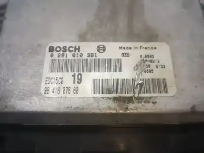 Pièce détachée automobile d'occasion calculateur moteur ecu pour peugeot 406 berlina (s1/s2) srdt pack références oem iam 0281010361  