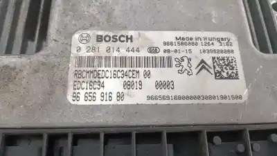 Second-hand car spare part ecu engine control for peugeot bipper básico oem iam references 9665691680  0281014444
