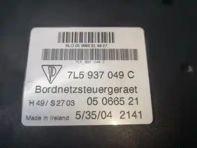 Pièce détachée automobile d'occasion BOITIER DE COMMANDE BOÎTE DE VITESSE AUTOMATIQUE pour PORSCHE CAYENNE (TYP 9PA)  Références OEM IAM 7L5937049  