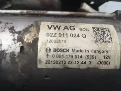Peça sobressalente para automóvel em segunda mão motor de arranque por seat leon (5f1) i-tech referências oem iam   0001179514