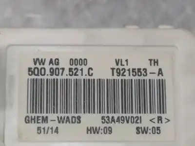 Peça sobressalente para automóvel em segunda mão resistência sofagem chauffage por seat leon (5f1) i-tech referências oem iam   