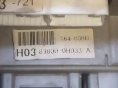 Peça sobressalente para automóvel em segunda mão quadrante por citroen c1 (pm_, pn_) 1.4 hdi referências oem iam 838000h033  