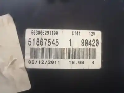 Peça sobressalente para automóvel em segunda mão quadrante por fiat punto (evo) (199) dynamic referências oem iam   