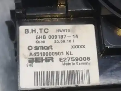 Автозапчасти б/у отопление / кондиционирование воздуха за smart fortwo cabrio 1.0 cat ссылки oem iam 4519000901  
