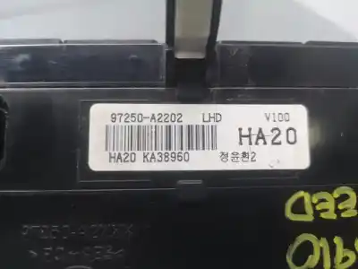 Pièce détachée automobile d'occasion commande de chauffage / climatisation pour kia cee´d x-tech références oem iam 97250a2202  