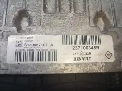Second-hand car spare part ecu engine control for renault scénic iii (jz0/1_) 1.5 dci oem iam references 237100345  