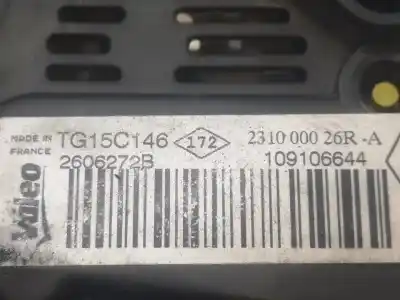 Автозапчастина б/у генератор для renault scénic iii (jz0/1_) 1.5 dci посилання на oem iam 231000026r  
