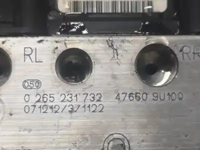 Piesă de schimb auto la mâna a doua abs pentru nissan note (e11e) acenta referințe oem iam 476609u100  