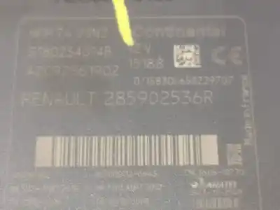Peça sobressalente para automóvel em segunda mão módulo eletrônico por renault captur life referências oem iam 285902536r  