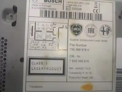 Автозапчастина б/у аудіо система / радіо cd для lancia delta (181) argento посилання на oem iam 7354896780   Автозапчастина б/у аудіо система / радіо cd для lancia delta (181) argento посилання на oem iam 7354896780