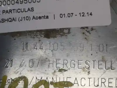 Peça sobressalente para automóvel em segunda mão catalisador / filtro de particulas por nissan qashqai (j10) acenta referências oem iam 114410569101