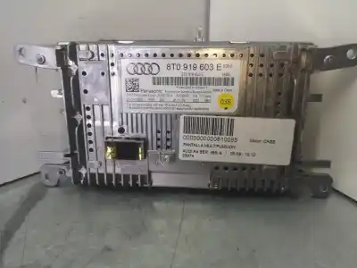 Peça sobressalente para automóvel em segunda mão display gps / multimídia por audi a4 b8 (8k2) 2.0 tdi referências oem iam 8t0919603  
