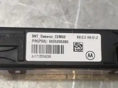 Second-hand car spare part MULTIFUNCTION DISPLAY for CITROEN C3 AIRCROSS  OEM IAM references 9825205380  