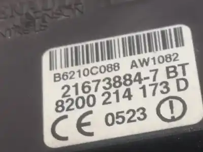 Second-hand car spare part ignition switch for renault clio iii luxe privilege oem iam references 8200214173  