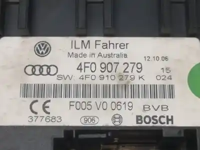 Pièce détachée automobile d'occasion module électronique pour audi a6 c6 (4f2) 2.0 tdi références oem iam 4f0907279