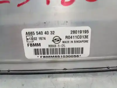 Автозапчасти б/у блок управления двигателем за ssangyong rodius xdi ссылки oem iam a665 540 40 32  