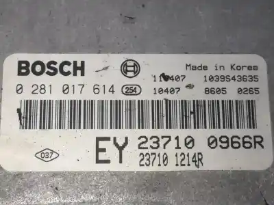 Second-hand car spare part ecu engine control for renault latitude privilege 150 cv / 110 kw oem iam references 237100966r  