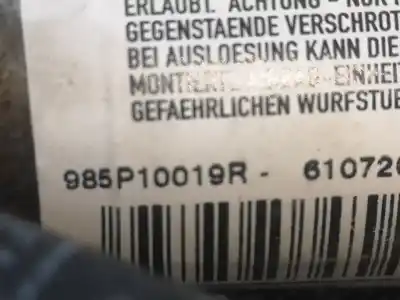 Second-hand car spare part front left curtain airbag for renault latitude privilege 150 cv / 110 kw oem iam references 985p10019r