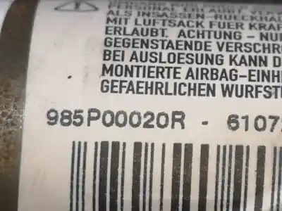 Second-hand car spare part front right curtain airbag for renault latitude privilege 150 cv / 110 kw oem iam references 985p00020r