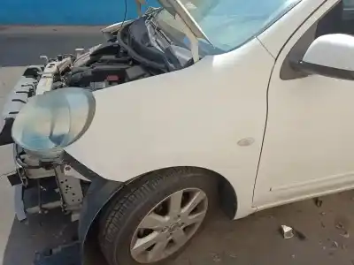 Peça sobressalente para automóvel em segunda mão guarda-lamas dianteiro esquerdo por nissan micra iv (k13k) 1.2 referências oem iam 