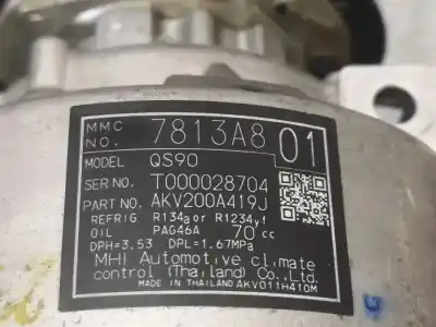 Second-hand car spare part air conditioning compressor for mitsubishi eclipse cross challenge 2wd oem iam references 7813a8  