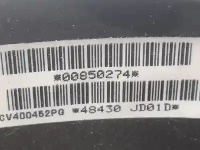 Peça sobressalente para automóvel em segunda mão volante por nissan qashqai (j10) acenta referências oem iam 48430jd01