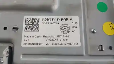 Second-hand car spare part audio system / radio cd for volkswagen golf vii variant (ba5, bv5) 1.6 tdi oem iam references 5g6919605a  