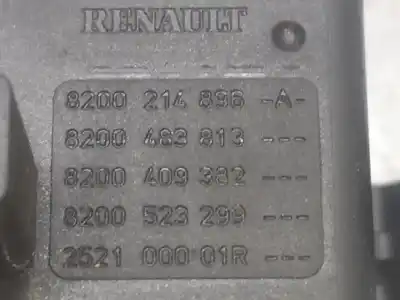 Second-hand car spare part hazard warning lights for renault megane iii coupe color edition 110 cv / 81 kw oem iam references 8200216896
