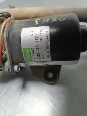 Pezzo di ricambio per auto di seconda mano tiranti e motorino del tergicristallo anteriore per citroen saxo 1.5 diesel riferimenti oem iam 535 44 102  