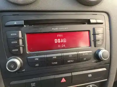 Second-hand car spare part audio system / radio cd for audi a3 (8p) 1.9 tdi ambiente oem iam references 8p0035186  