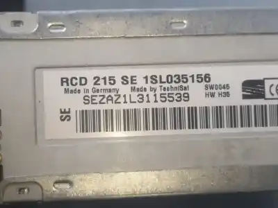 Автозапчастина б/у аудіо система / радіо cd для seat mii (kf1, ke1) 1.0 посилання на oem iam 1sl035156  