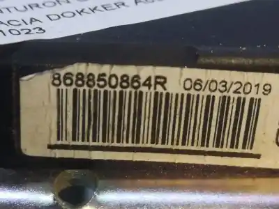 Автозапчастина б/у передній лівий ремін безпеки для dacia dokker access посилання на oem iam 868850864