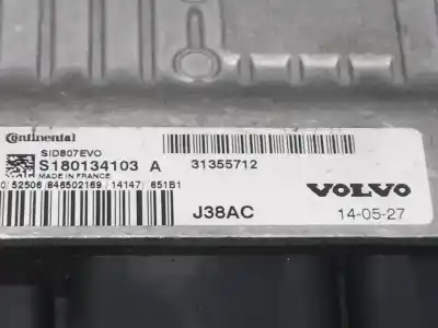 Second-hand car spare part ecu engine control for volvo v40 kinetic oem iam references 31355712  s180134103