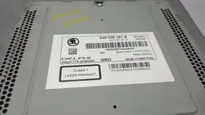 Second-hand car spare part audio system / radio cd for skoda fabia combi active oem iam references 5j0035161g  