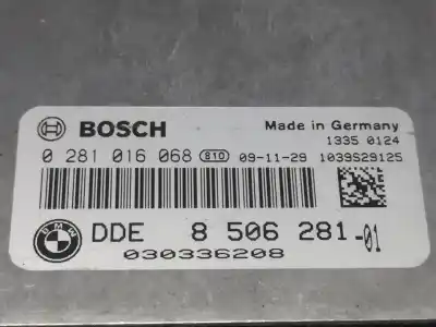 Peça sobressalente para automóvel em segunda mão centralina de motor uce por bmw serie 1 berlina (e81/e87) 116d referências oem iam 8506281