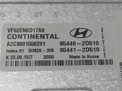 Second-hand car spare part automatic gearbox control unit for hyundai i40 style oem iam references 954402d510  