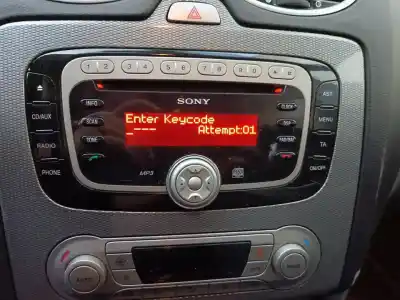 İkinci el araba yedek parçası ses sistemi / radyo cd için ford focus berlina (cap) ambiente (d) oem iam referansları 6m2f18c821