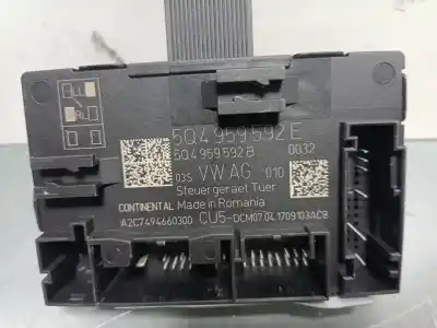 Автозапчасти б/у закрытый распределительный щит за volkswagen golf vii variant (ba5, bv5) 1.6 tdi ссылки oem iam 5q4959592e  
