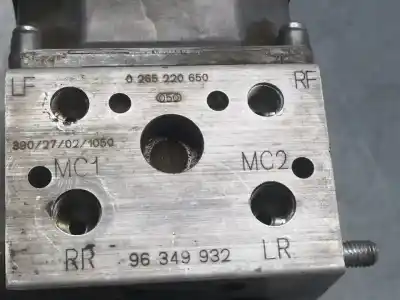 Peça sobressalente para automóvel em segunda mão abs por daewoo lacetti 1.8 cat referências oem iam 96349932  0265220650