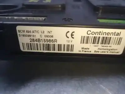 Second-hand car spare part fuse box unit for renault scénic iii (jz0/1_) 1.5 dci oem iam references 284b15986  