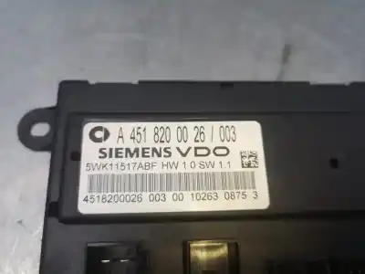 Автозапчастина б/у електронний модуль для smart fortwo cabrio 1.0 cat посилання на oem iam 45148200026  