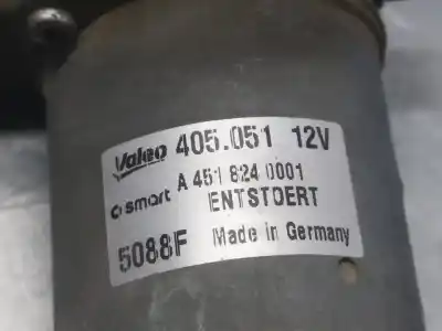 Автозапчасти б/у мотор переднего стеклоочистителя за smart fortwo cabrio 1.0 cat ссылки oem iam 4518240001  405051