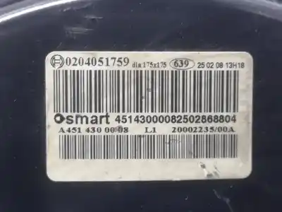 Автозапчасти б/у тормозной серво за smart fortwo cabrio 1.0 cat ссылки oem iam 4514300008250