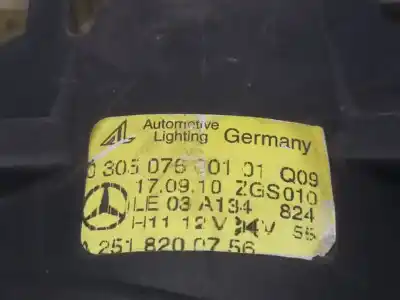 Автозапчасти б/у левая противотуманная фара за smart fortwo cabrio 1.0 cat ссылки oem iam 2518200756