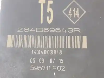 Peça sobressalente para automóvel em segunda mão módulo eletrônico por renault kadjar bose edition referências oem iam 284b69643  