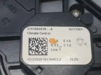 Peça sobressalente para automóvel em segunda mão comando de sofagem (chauffage / ar condicionado)  por dacia duster ii comfort referências oem iam 275105451  