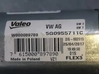 Автозапчасти б/у мотор заднего стеклоочистителя за volkswagen golf vii variant (ba5, bv5) 1.6 tdi ссылки oem iam 5g0955711c  