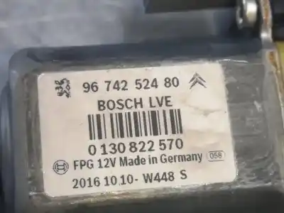 Second-hand car spare part passenger side right window regulator for citroen c4 cactus feel edition oem iam references 9674252480  