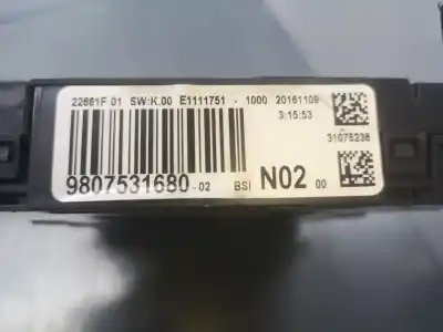 Автозапчастина б/у реле/запоперівник для citroen c4 cactus feel edition посилання на oem iam 9807531680  